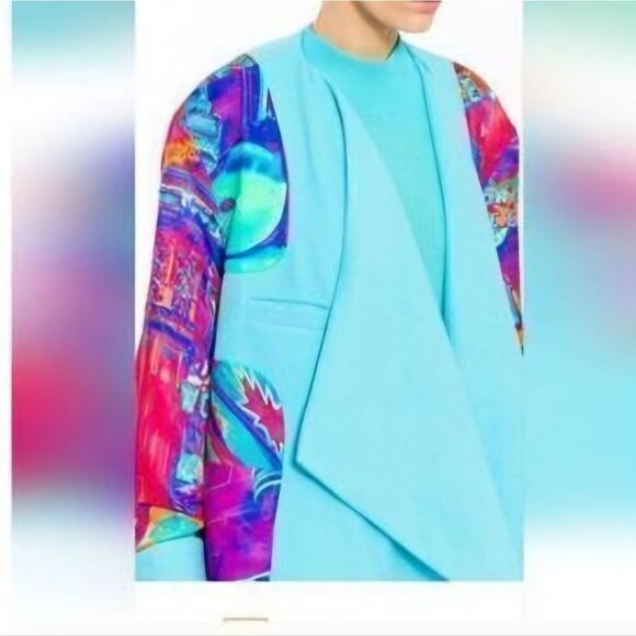 Chaouiche Western Blue Coat women's size Large - Picture 8 of 10